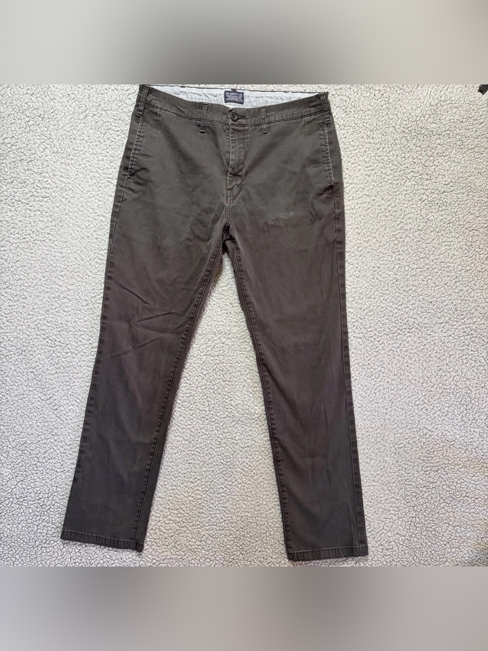 Levi Strauss & Co Gray Pants Khaki Chino Straight Leg Flat Front Casual 32X32